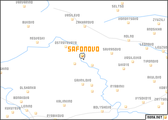 map of Safonovo