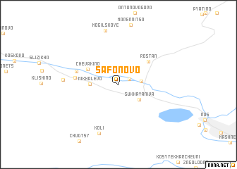 map of Safonovo