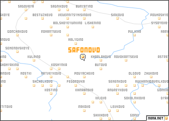 map of Safonovo