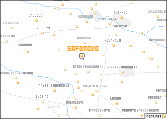 map of Safonovo