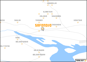 map of Safonovo