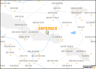 map of Safonovo