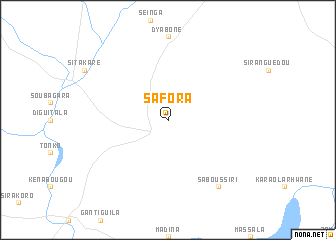 map of Safora