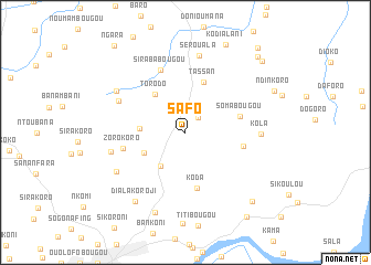 map of Safo