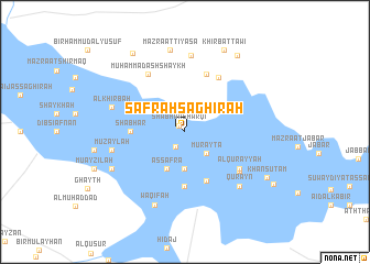 map of Şafrah Şaghīrah