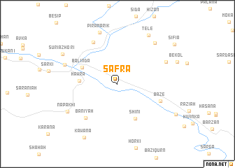 map of Safra