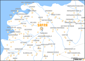 map of Şafrā