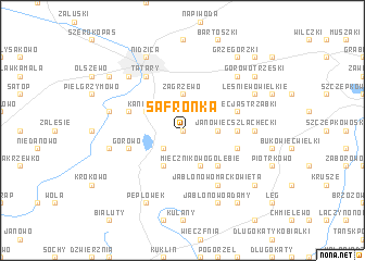 map of Safronka