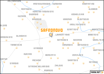 map of Safronovo