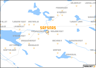 map of Säfsnäs