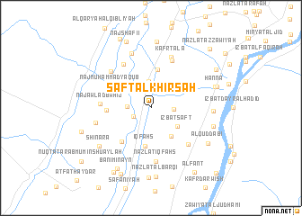 map of Şafţ al Khirsah