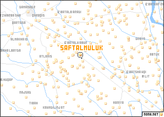 map of Şafţ al Mulūk