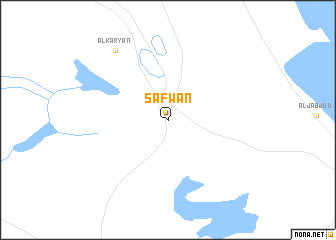 map of Şafwān