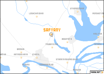 map of Safʼyany