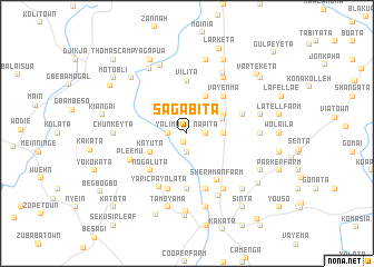 map of Sagabita