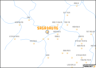 map of Sagadaung