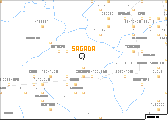 map of Sagada