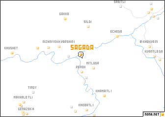 map of Sagada