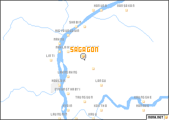 map of Sagagon