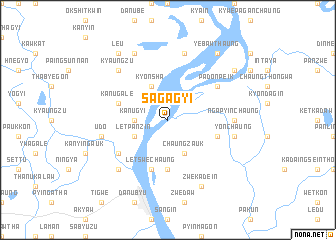 map of Sagagyi