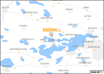 map of Saga Hill