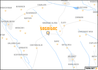 map of Sagaidac