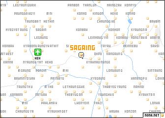 map of Sagaing