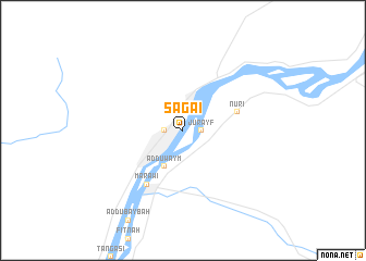 map of Sagai