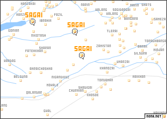 map of Sāgai