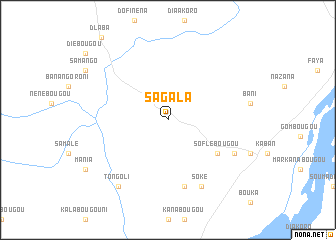 map of Sagala