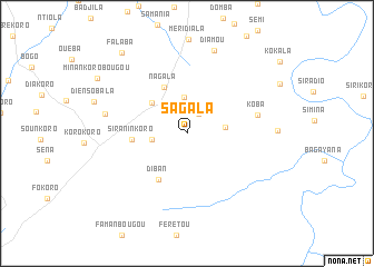 map of Sagala