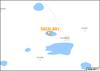 map of Sagalbay