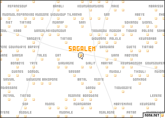 map of Sagalem