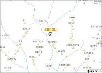 map of Sagali