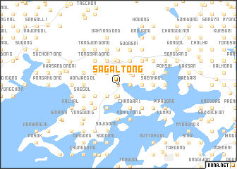 map of Sagal-tong