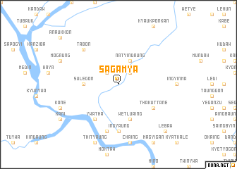 map of Sagamya