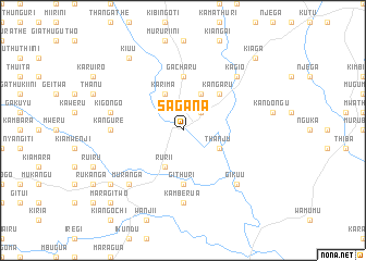 Sagana Map