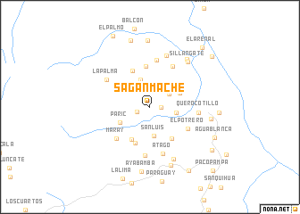map of Saganmache