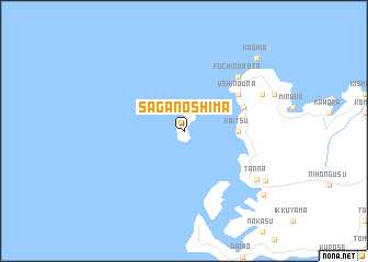 map of Saganoshima