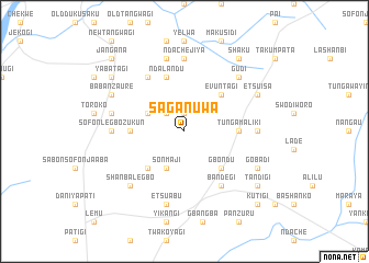 map of Saganuwa