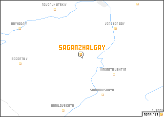 map of Sagan-Zhalgay