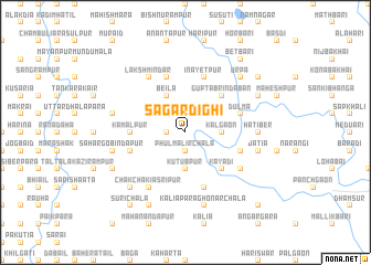 map of Sāgardighi