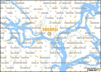 map of Sāgardi