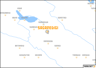 map of Sagaredigi