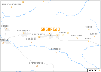 map of Sagarejo