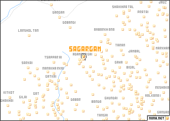 map of Sagargām