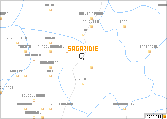 map of Sagaridié