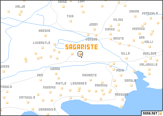 map of Sagariste