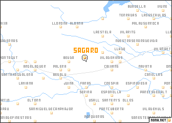 map of Sagaró