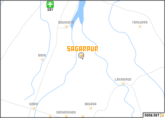 map of Sāgarpur